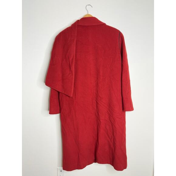 M.G. Kinsler Vintage The Great American Scarf Wool Coat Workers Union Old Money - Picture 3 of 10